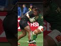 Launched through the air 🤯 #Rugby #Shorts #Sevens