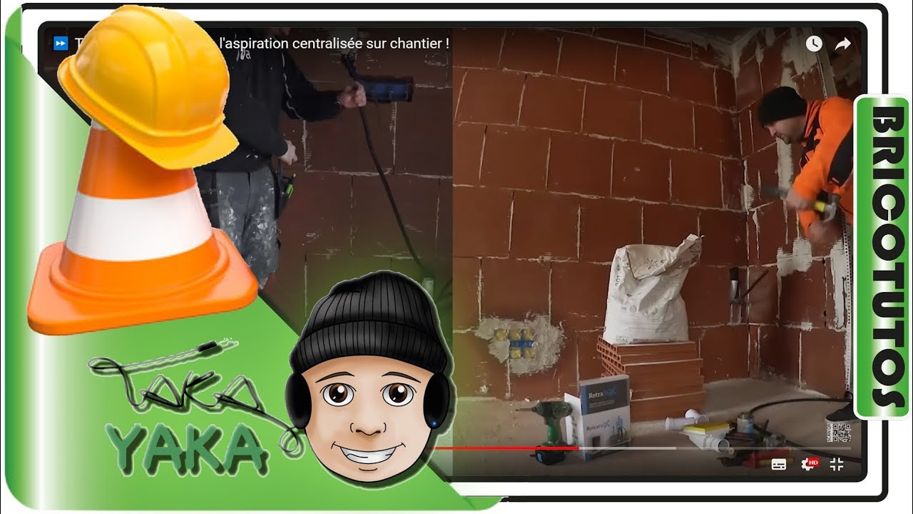 6 ⏩ Tirage de fils pilote de l'aspiration centralisée sur chantier ! web webchantier