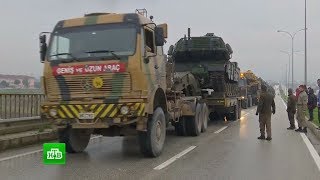 Турция перебросила танки к сирийской границе Турция перебросила танки к сирийской границе