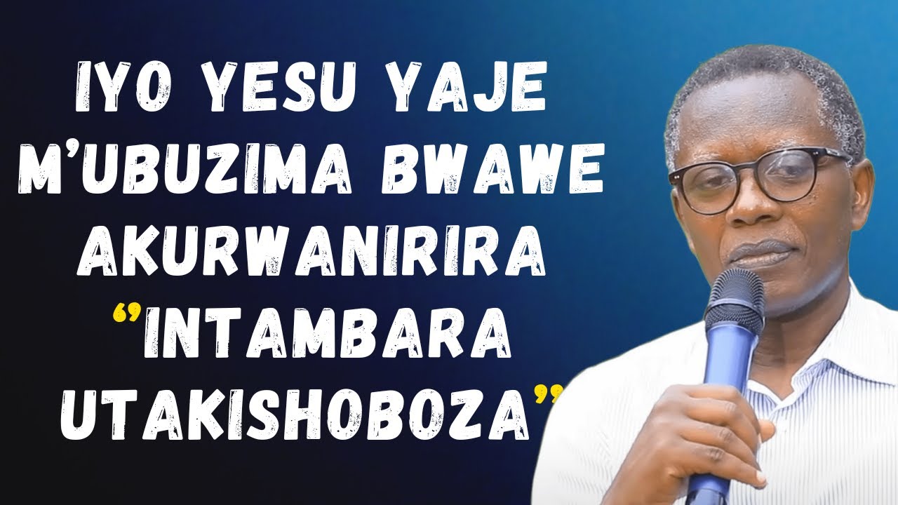 NIKI KIGUTEYE UBWOBA KANDI YESU ARIWE UTURWANIRIRA INTAMBARA TWE TUTASHOBORA -- Past Antoine