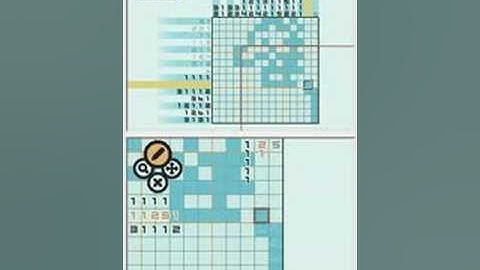 Picross DS - Normal 3-I - Sea Horse