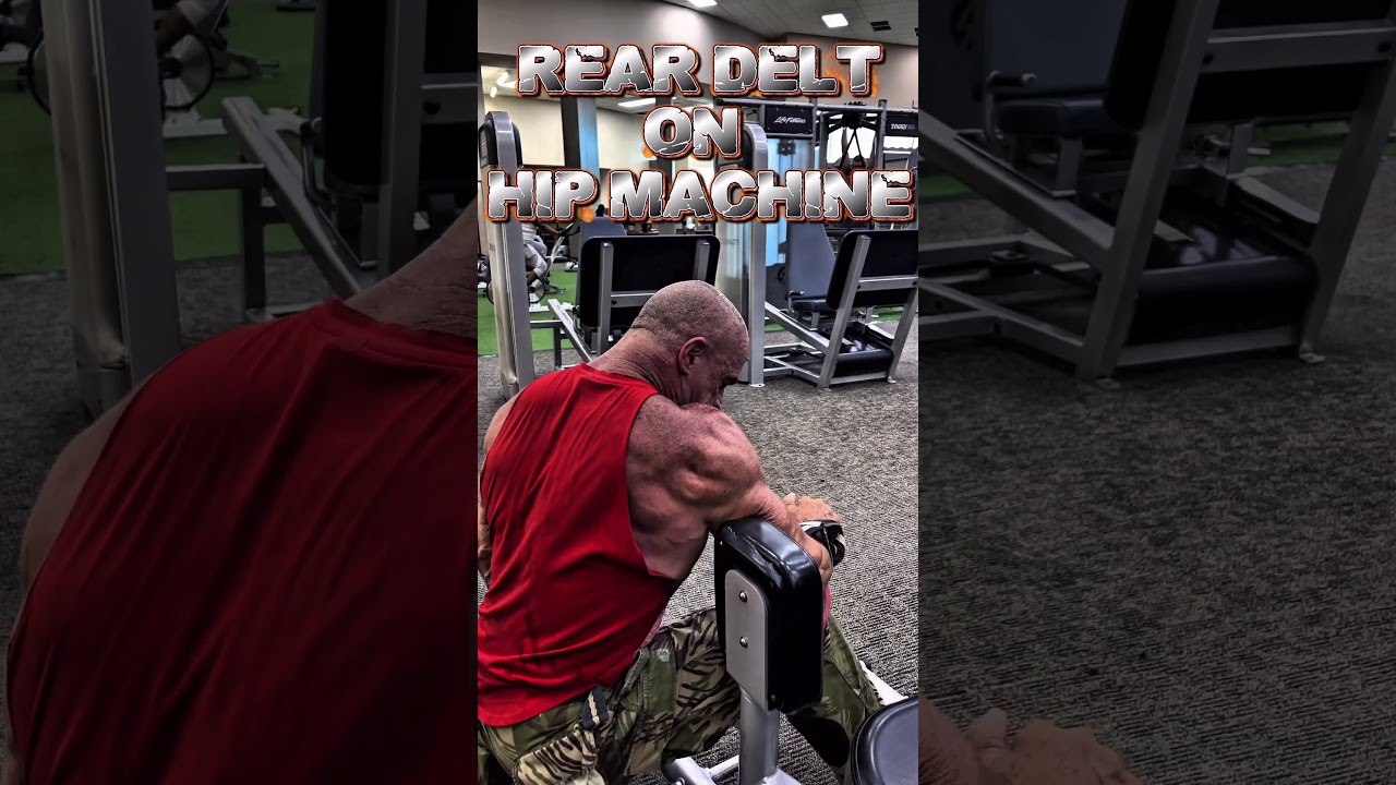 REAR DELT ON HIP MACHINE #workout #motivation #muscle #workouttips #exercise