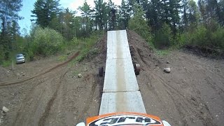 Dirt Bike Ramps and Jumps on a CRF450