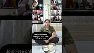 Join Free online yoga class only for Females whatsapp-7011732488 #onlineclass #sunitabudhoriyoga