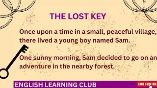 The Lost Key🔥 Learn English through stories 0.06 | Level 2 |