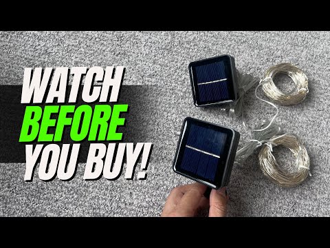 Watch BEFORE You Buy! Solar String lights - JMEXSUSS