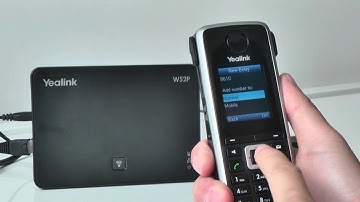 W52P DECT IP Phone - Directories