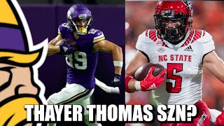 KOC Shouts Out 2nd Year Minnesota Vikings WR Thayer Thomas