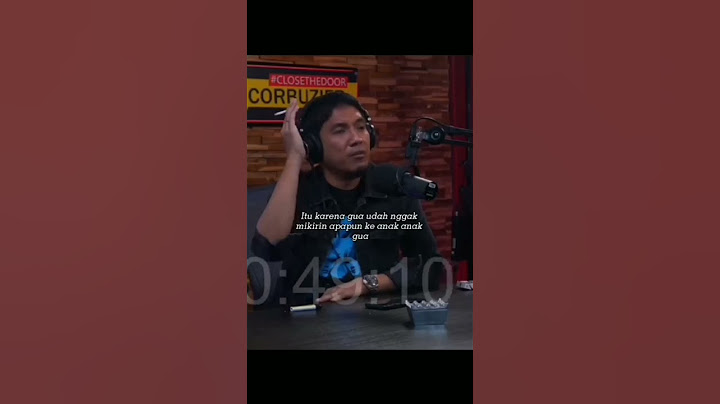 Kasih ayah tak terucap, cuplikan Desta di podcast Deddy Corbuzier