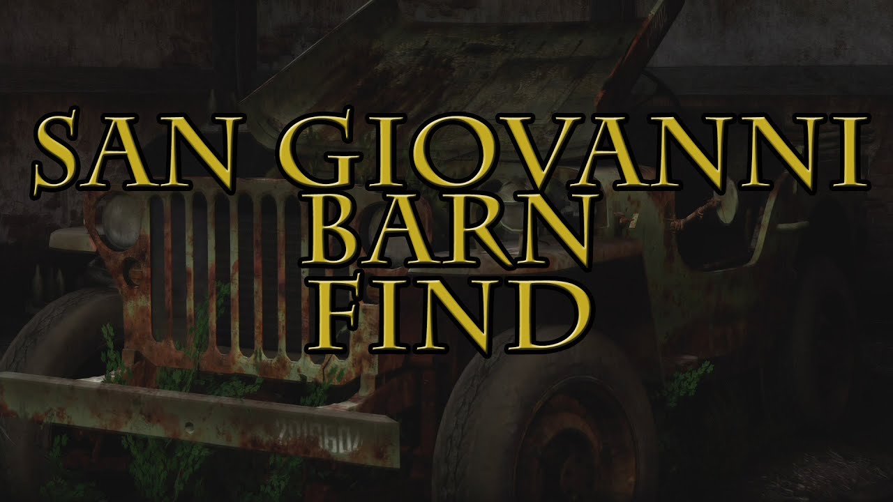 Forza Horizon 2 Barn Find San Giovanni