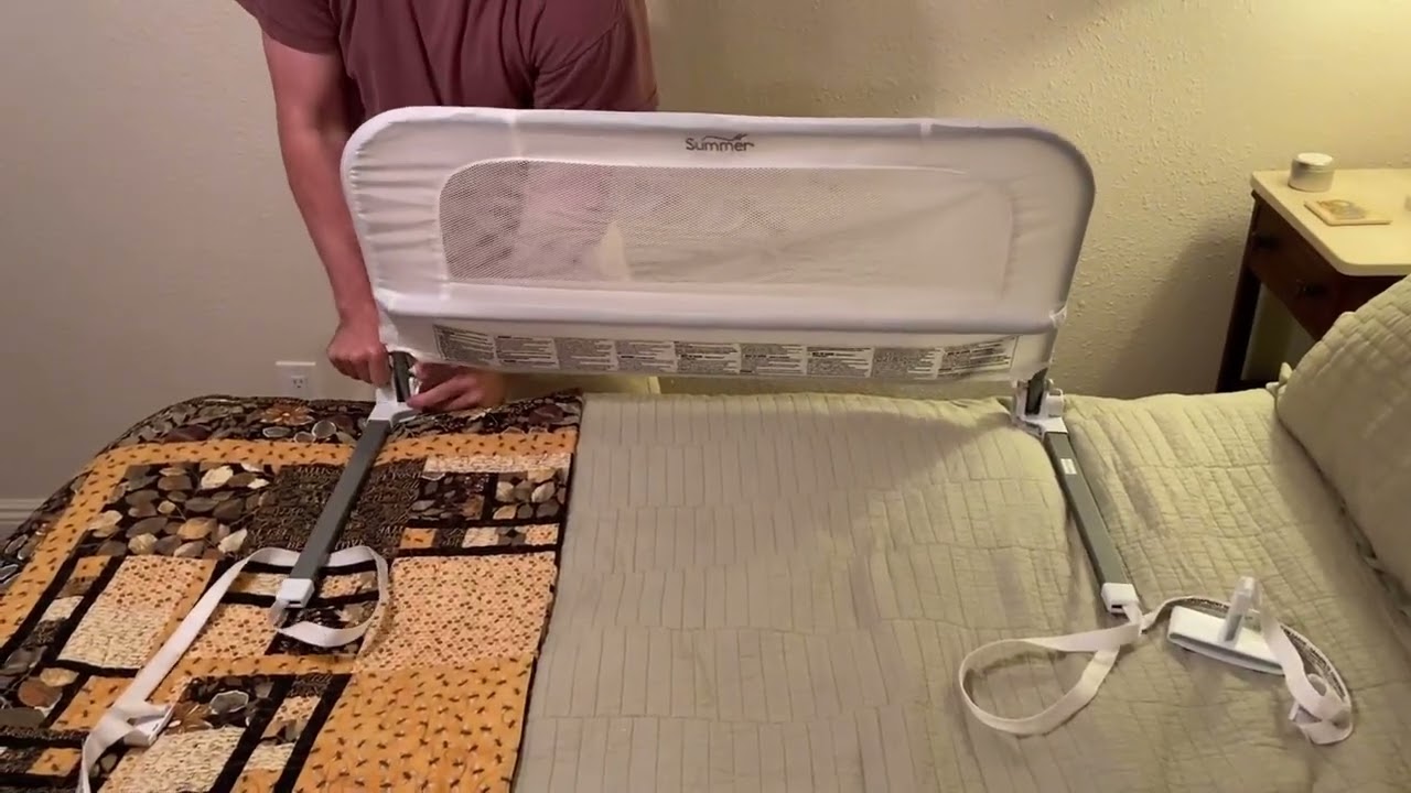 Summer Infant Single Fold Safety Bedrail, White, Metal and Fabric Bedrail for Toddlers Review