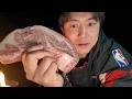 【炭火】2ポンドのステーキ肉食べる