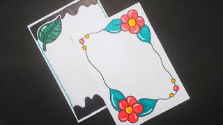 Border Designborder Designsassignment Designfloral Border Design