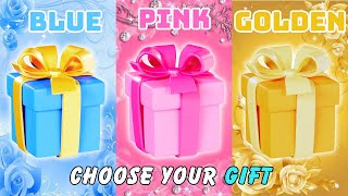 CHOOSE YOUR GIFT! 🎁3 Gift Boxes Challenge 💙💗💛 | YOU DECIDE! #chooseyourgift