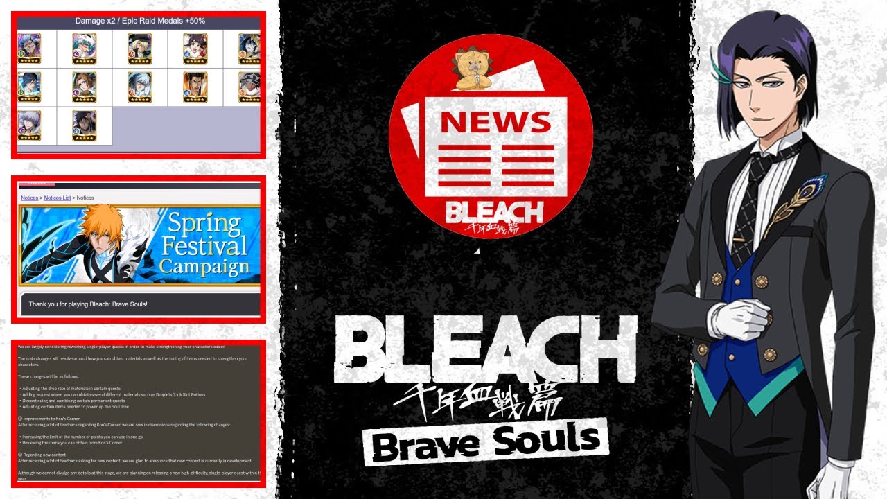 Bleach Brave Souls NOVO MODO DE JOGO, DROPLET 3X E MAIS! YouTube
