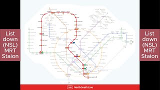 List down (NSL) MRT Station In SG | AugLikeMRTAndBus @mathsstarlovesmrt_r151addict69