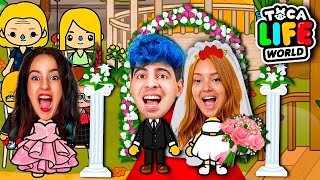 FIZ O CASAMENTO DA LUA E DO VINIBUG NO TOCA LIFE WORLD 
