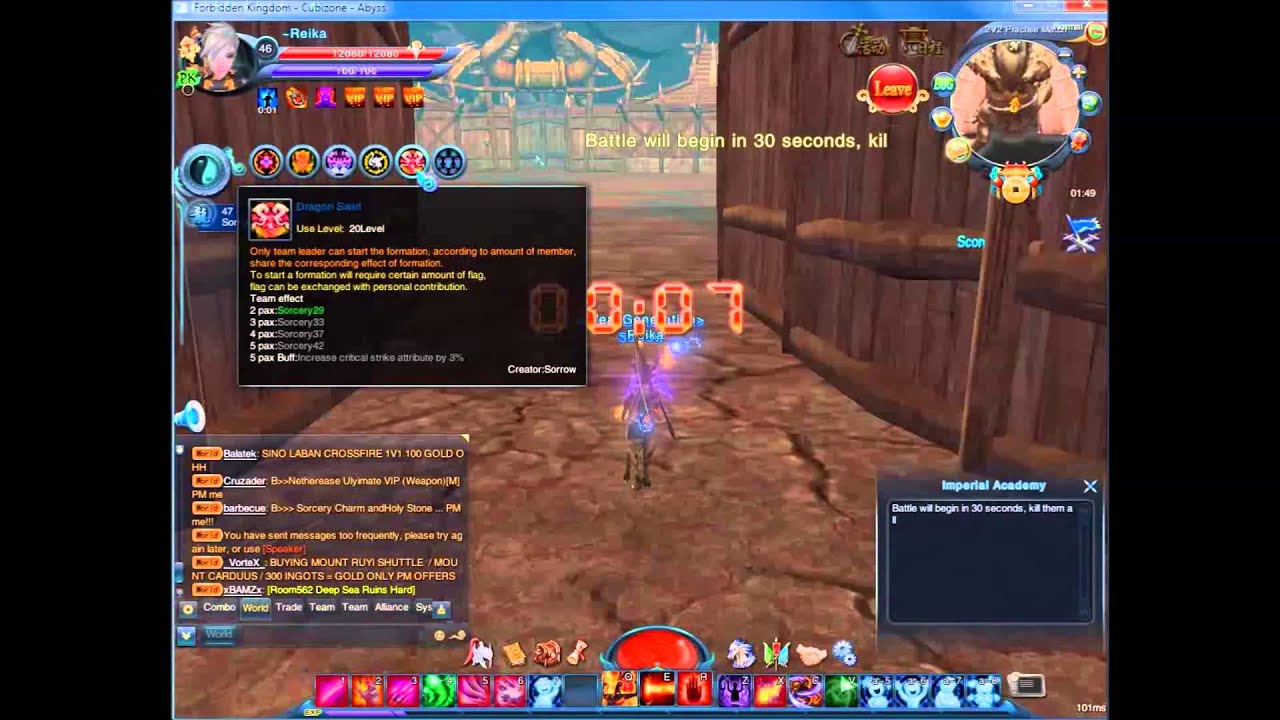 Forbidden Kingdom Online.. 2v2 PVP