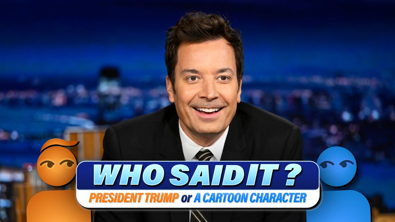 Who Said It?: Donald Trump vs. Cartoon Characters | The Tonight Show Starring Jimmy Fallon