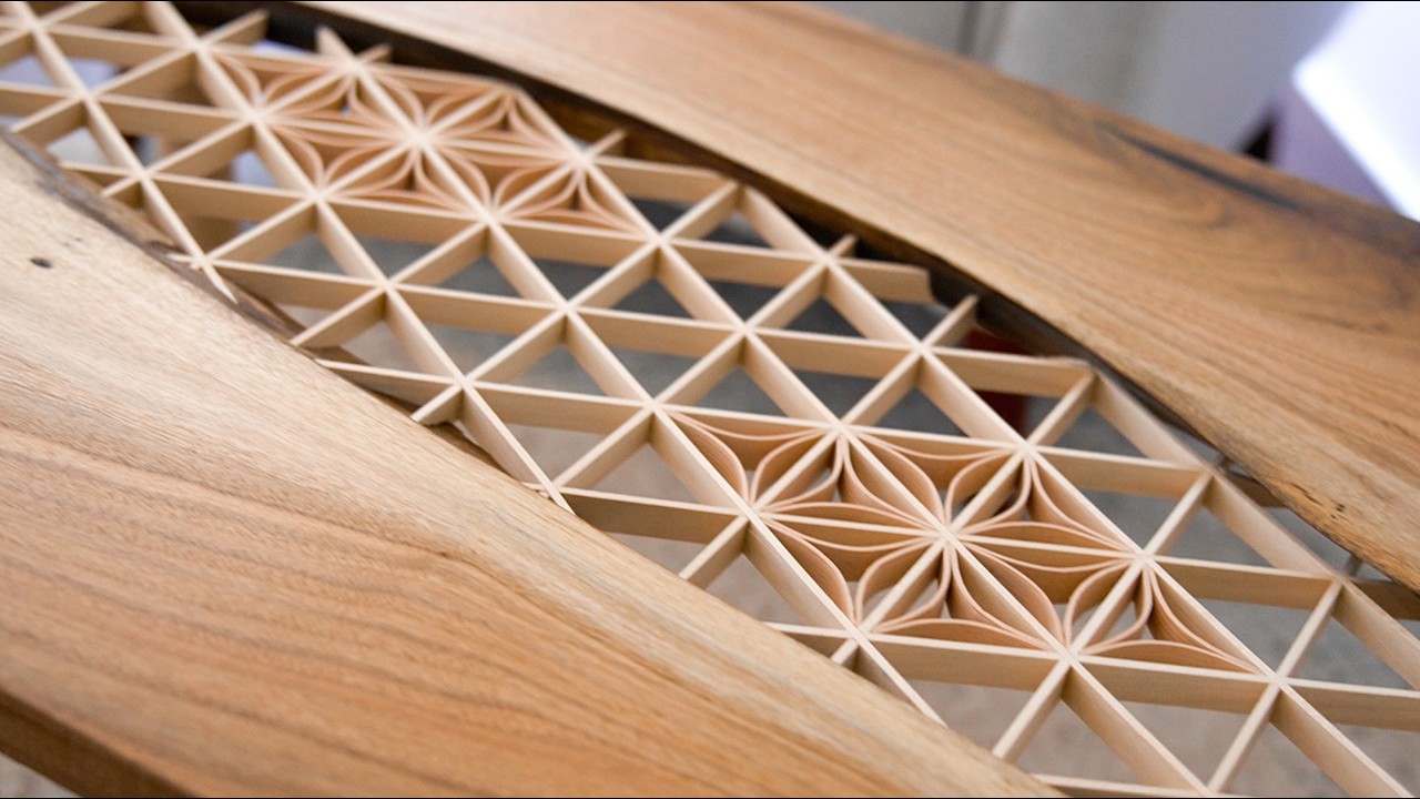 Kumiko River Table | 1,300 Year Old Craft