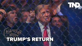 Trump Attends Ufc Match In Nyc