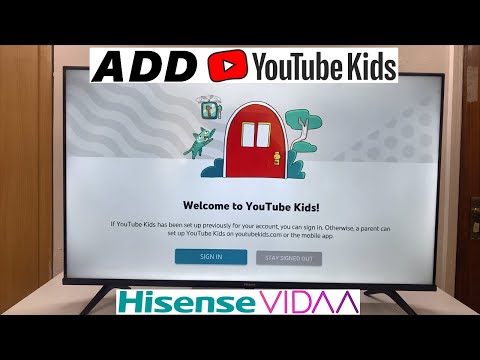 Hisense VIDAA Smart TV: How To Add YouTube Kids