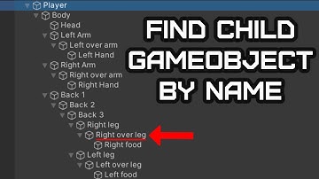 Unity Find Child GameObject By Name - Tutorial