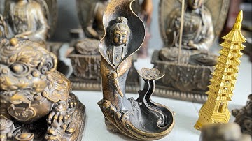 07/07/24 Ta Bà Tam Thánh, trâu cõng cò, nữ thần Công Lý #đồđồnglênguyệt #đồxưa #đồcổ