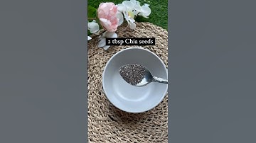 Chia seeds face mask & Hair mask #diy #glowyskin #skincare #haircare #viral