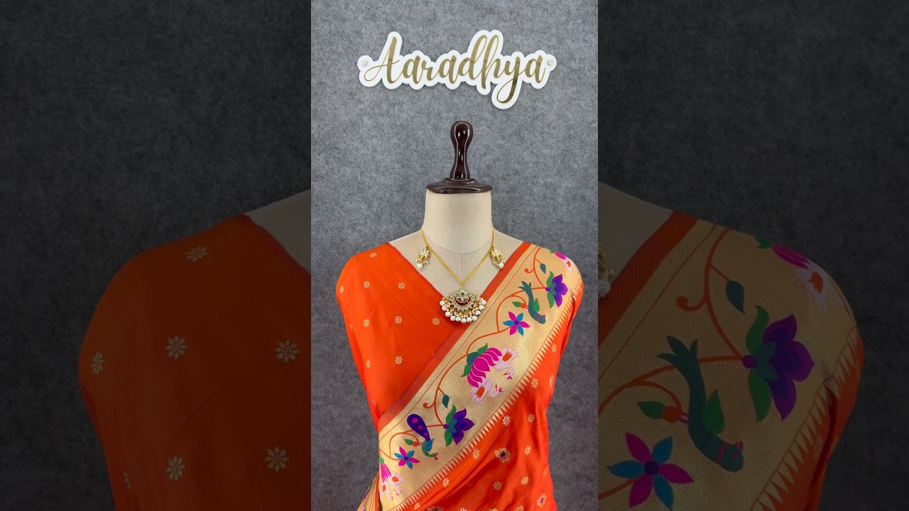 Pure Paithani Silk Sarees – Maharashtrian Elegance
