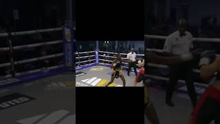Elizabeth Oshoba get the stoppage against Chelsey Arnell
