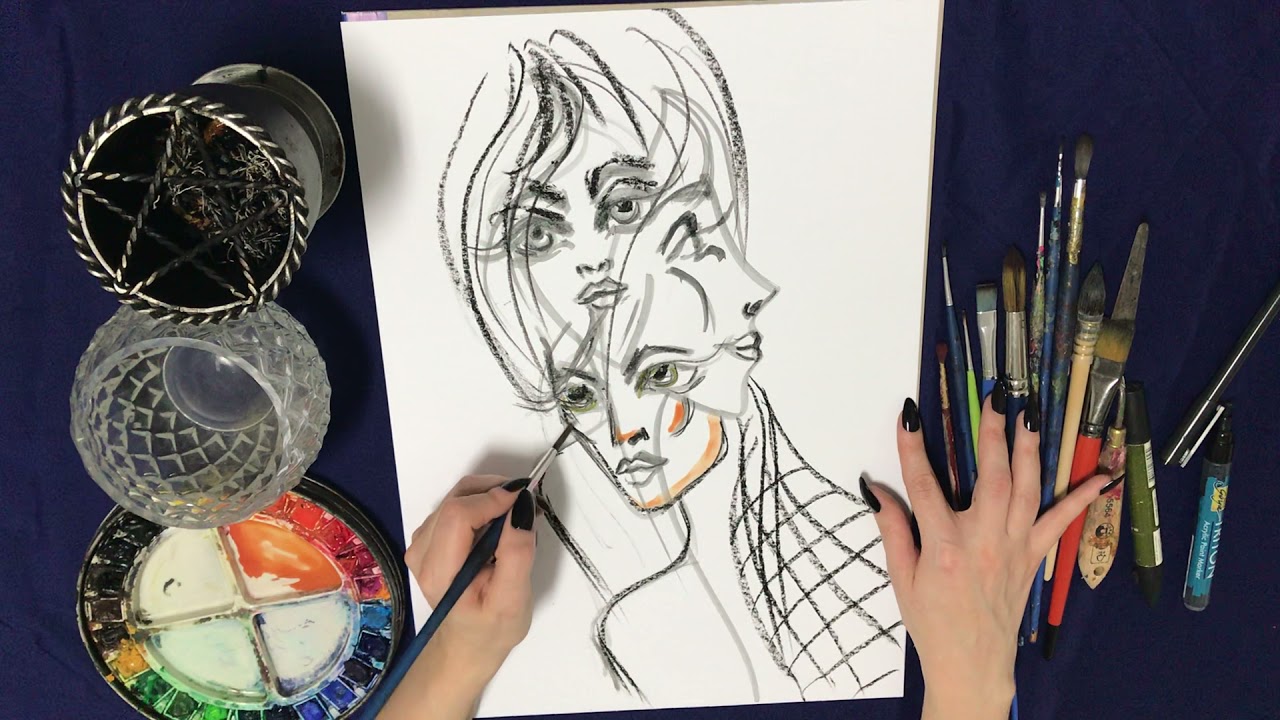 Margarita Bonke Zeichnung Malerei Artist рисунок kunst Contemporary art abstrakt abstract hannover