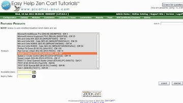 Easy Help Zen Cart Tutorial: How to Create a Featured product