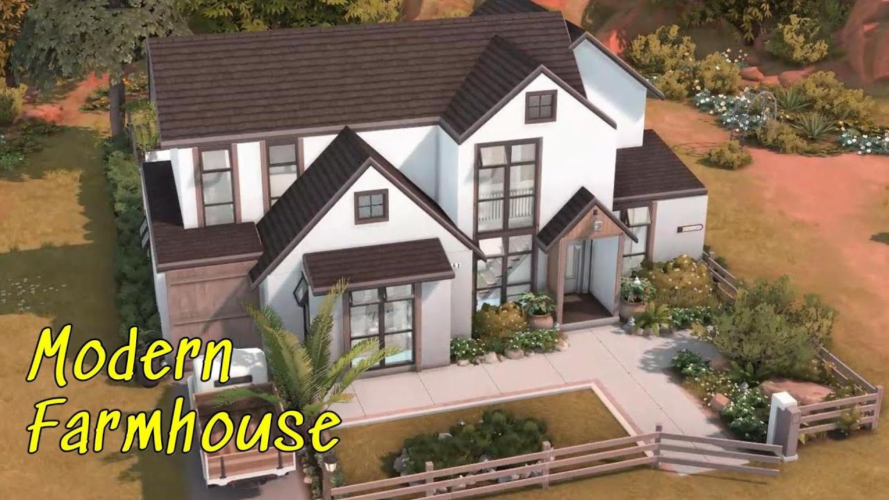 Modern Farmhouse | Stop Motion | Los Sims 4 | NO CC