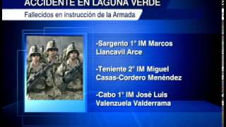 3 efectivos de la Armada fallecieron en Valparaíso
