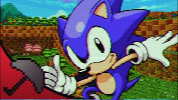 Lost Saturn Sonic Footage (SRB2 Mods + VHS filter) 4K