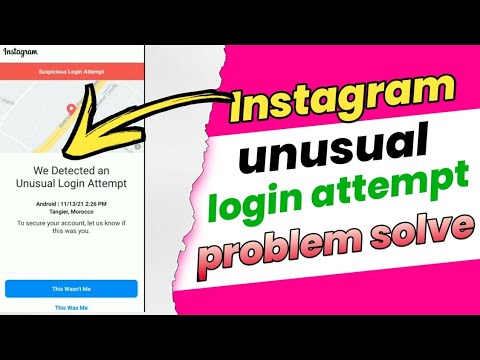 we detected an unusual login attempt | Instagram account login problem solve #technicalisro