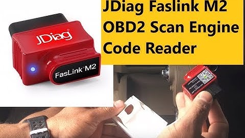 JDiag Faslink M2 Bluetooth OBD2 Scan Engine Code Reader Voice Control