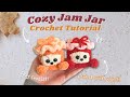 Cute Jam Jar Plush Crochet Tutorial / Easy Low-Sew Fall Amigurumi Pattern