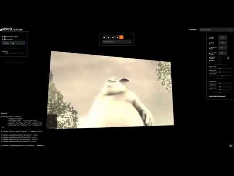 videoGL jQuery Plugin - enhance HTML5 video with 3D and post-processing effects