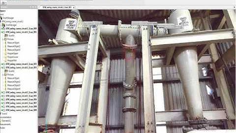 FARO SCENE Industrial Pipeand Hopper Measurements