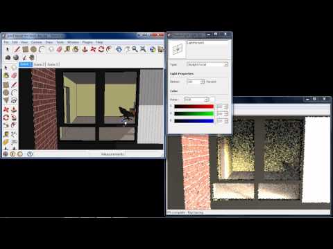 Skylight Portals in Shaderlight Pro for SketchUp