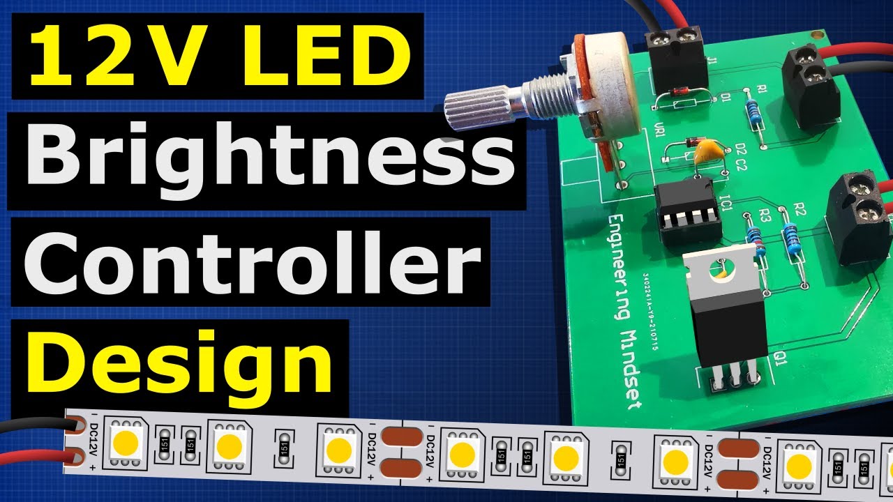 LED controller - Electronics pulse width - YouTube