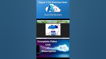 How to Migrate On Premise Hyper V Host and VM to Azure ASR #cloud #azure #asr #migratie