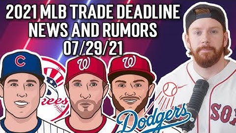 Dodgers TRADE for Max Scherzer AND Trea Turner, Anthony Rizzo traded to Yankees, MLB Trade Deadline