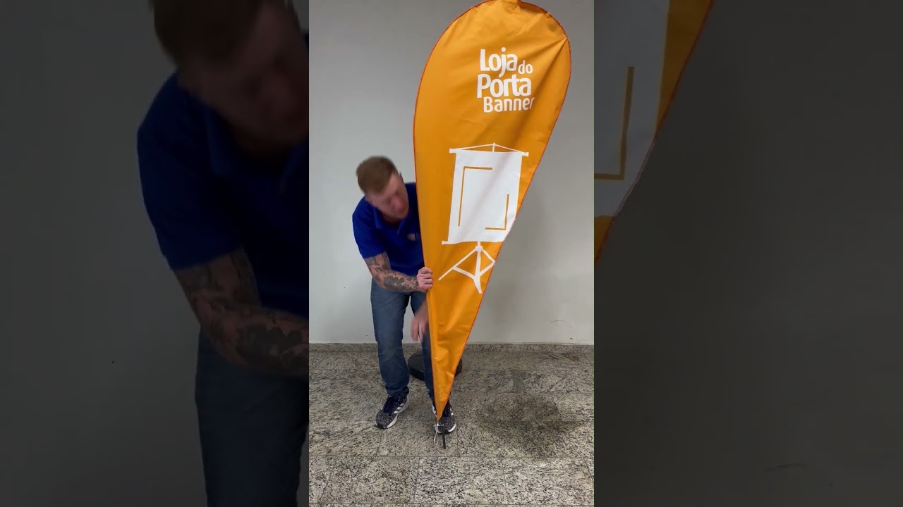 Wind Banner - Formato Gota | Loja do Porta Banner