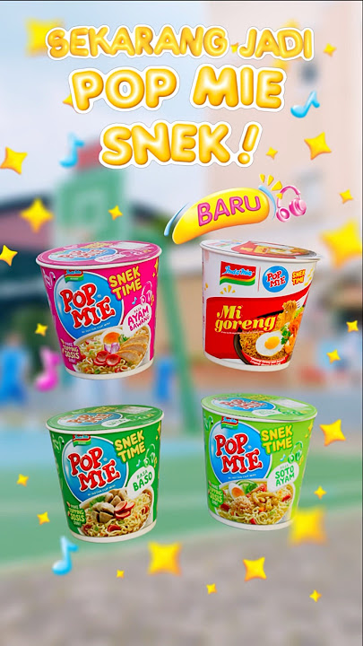 Download lagu Pop Mie Mini favorit lo sekarang jadi Pop Mie Snek. Porsinya pas dan #EmangPalingGanjel ✨