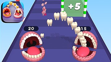 Teeth Shuffle ​- All Levels Gameplay Android,ios (Levels 99-108)