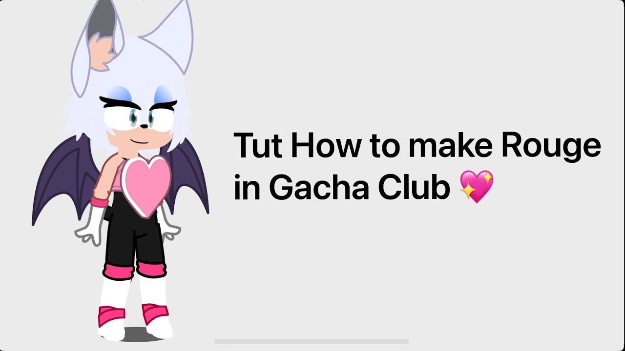 Tut How to make Rouge in Gacha Club 💖 - YouTube