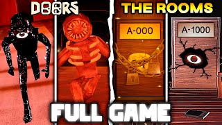 DOORS + THE ROOMS - (Full Walkthrough) - Roblox